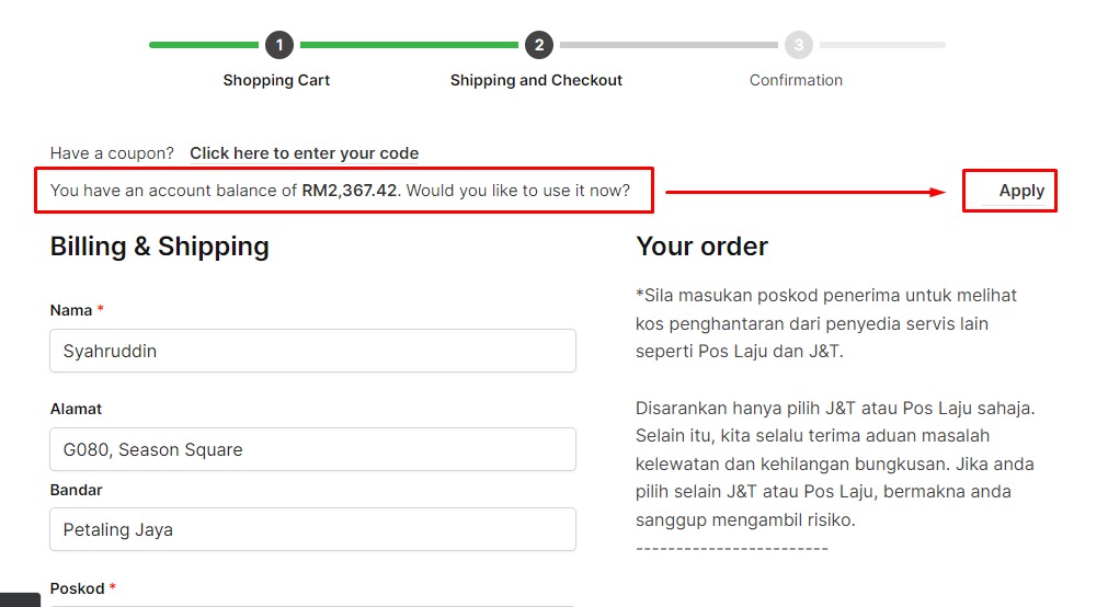 Affiliate Store Credit 3 WhatsApp Image 2022 01 17 at 12.07.16 PM