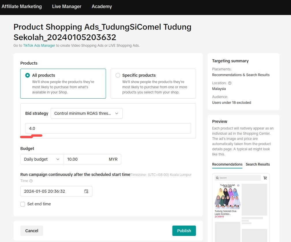 Tiktok Produk Shopping Ads 5 Tiktok Shop Ads 2